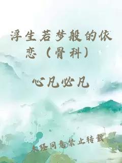 浮生若梦般的依恋（骨科）