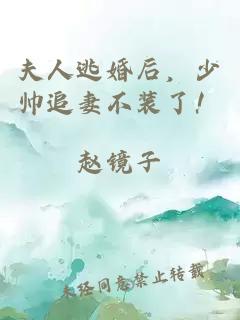 夫人逃婚后，少帅追妻不装了！
